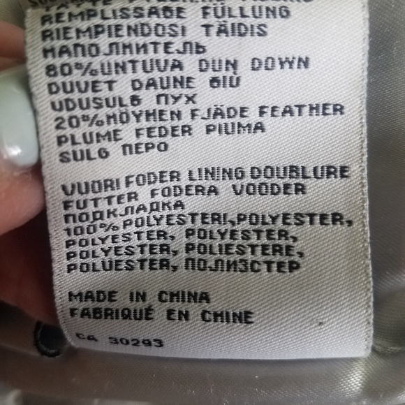 LUHTA Puffer Jacket Size 8 - Picture 15 of 15